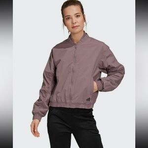 Adidas purple bomber NWOT